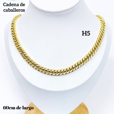 #H5 cadena de caballero en acero （&12）