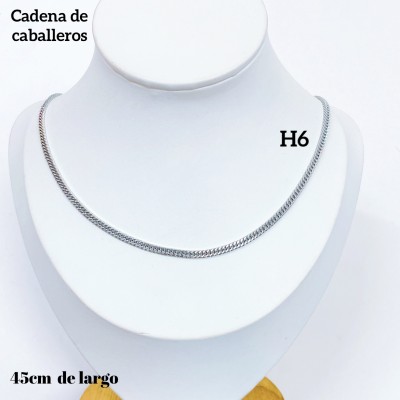 #H6 cadena de caballero en acero （&6）