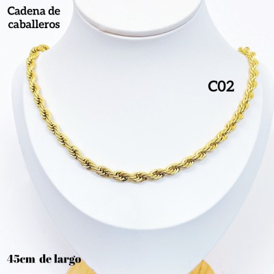 #C2 C5 cadena de caballero en acero (&9）