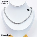 #C2 C5 cadena de caballero en acero (&9）