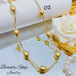 #o choker con balin oro chino  （&24）