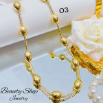 #o choker con balin oro chino  （&24）