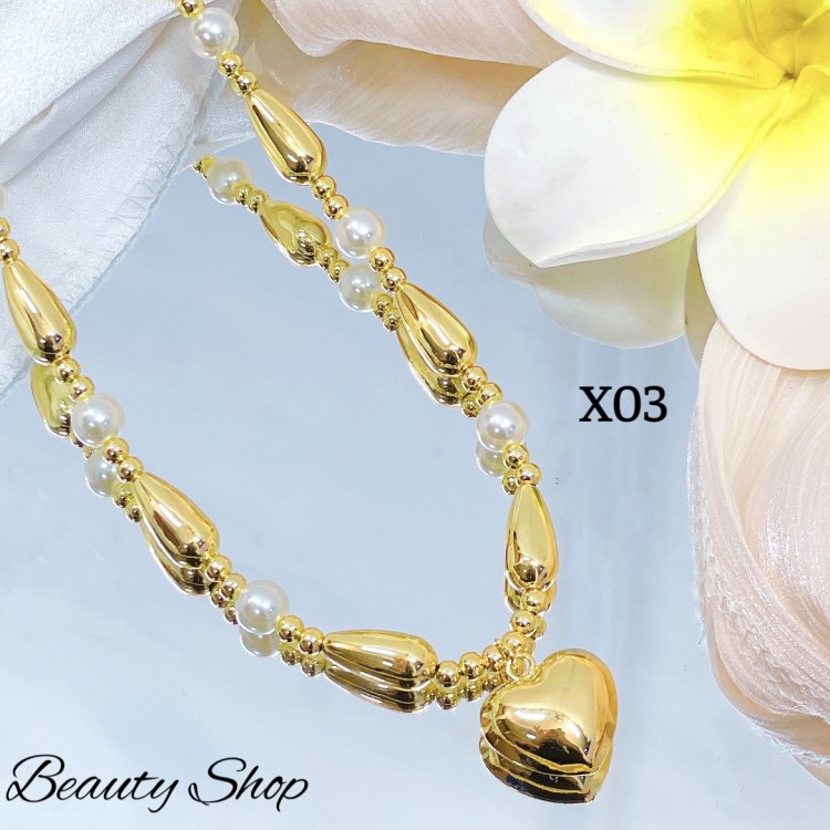 cadena balin oro chino 18k （&24）