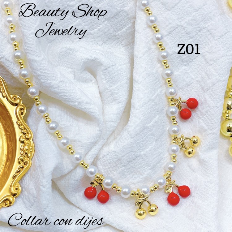 #Z cadena con full dijes  (&24）