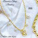 #Z cadena con full dijes  (&24）