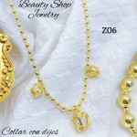 #Z cadena con full dijes  (&24）