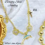 #Z cadena con full dijes  (&24）