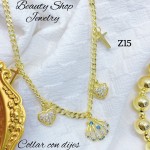 #Z cadena con full dijes  (&24）
