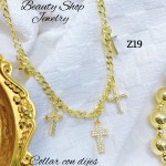 #Z cadena con full dijes  (&24）