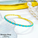 Pulsera de color con piedra (&10) Pulsera de color con piedra (&10)