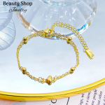 Pulsera de oro chino con dije (&8) Pulsera de oro chino con dije (&8)