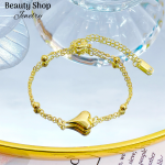 Pulsera de oro chino con dije (&8) Pulsera de oro chino con dije (&8)