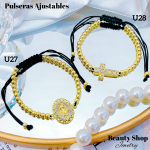 pulsera balin ajustable oro chino 12.50&