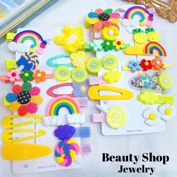 Paquete juegos pinzas para niñas (&9）