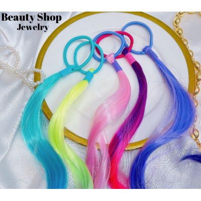 cola tila doble color para nina 5.5&