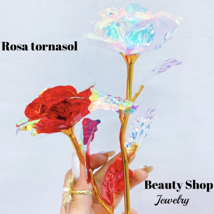Rosa artificial tornasol 9.6&