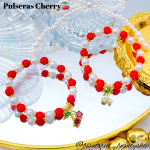 pulsera cereza con perla (&12) pulsera cereza con perla (&12)