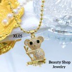#Xl cadena con dije oro chino (solo dije 3$)(17.50&senciila 19& con cadena ajustable) 3.95$