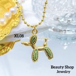 #Xl cadena con dije oro chino (solo dije 3$)(17.50&senciila 19& con cadena ajustable) 3.95$