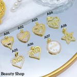 #A cadena con dije Amor (solo dije 2$) （con  cadena&12.50)（con ajustable 2.95$）