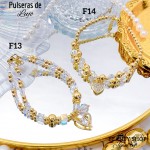 #FF Pulsera balin con dije oro chino 17.50& #FF Pulsera balin con dije oro chino 17.50&