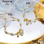 #FF Pulsera balin con dije oro chino 17.50& #FF Pulsera balin con dije oro chino 17.50&