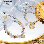 #FF Pulsera balin con dije oro chino 17.50& #FF Pulsera balin con dije oro chino 17.50&