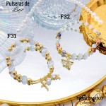 #FF Pulsera balin con dije oro chino 17.50& #FF Pulsera balin con dije oro chino 17.50&