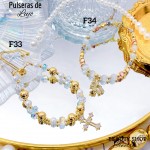 #FF Pulsera balin con dije oro chino 17.50& #FF Pulsera balin con dije oro chino 17.50&