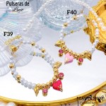 #FF Pulsera balin con dije oro chino 17.50& #FF Pulsera balin con dije oro chino 17.50&