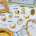 #L Anillos Tipo Chunky Oro Chino 9.50& #L Anillos Tipo Chunky Oro Chino 9.50&
