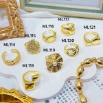 #L Anillos Tipo Chunky Oro Chino 9.50& #L Anillos Tipo Chunky Oro Chino 9.50&