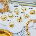 #L Anillos Tipo Chunky Oro Chino 9.50& #L Anillos Tipo Chunky Oro Chino 9.50&
