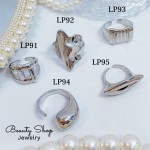 #L anillos tipos chunky oro chino plateado 9.50& #L anillos tipos chunky oro chino plateado 9.50&