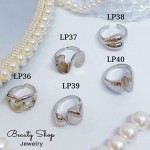 #L anillos tipos chunky oro chino plateado 9.50& #L anillos tipos chunky oro chino plateado 9.50&