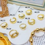 #L Anillos Tipo Chunky Oro Chino 9.50& #L Anillos Tipo Chunky Oro Chino 9.50&