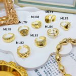 #L Anillos Tipo Chunky Oro Chino 9.50& #L Anillos Tipo Chunky Oro Chino 9.50&