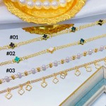 #tobillera oro chino 18k 9&