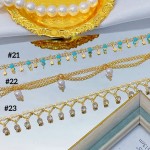 #tobillera oro chino 18k 9&