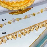 #tobillera oro chino 18k 9&