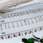 #P tobillera lujos Oro chino  plateada 9&