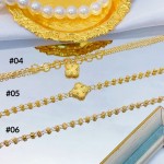 #tobillera oro chino 18k 9&