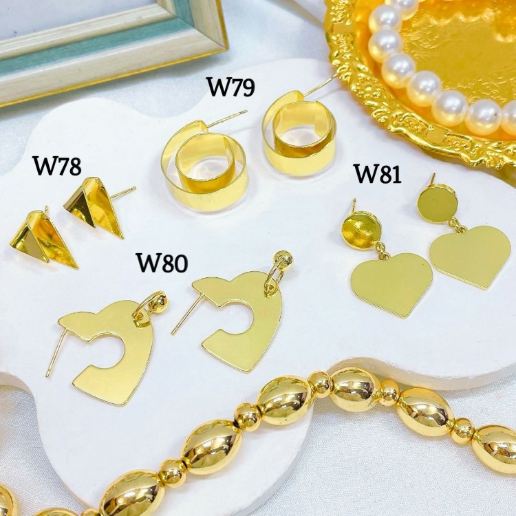 #w zarcillo oro chino 12.5&