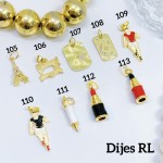 #RL dijes en oro chino （(con cadena sencilla 9.5&,con cadena ajustable 11&）con cadena ajustable 2.2