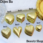 #C Cadena con dije corazon （con cadena sencilla12.5&,con cadena ajustable14&)