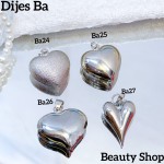 #C Cadena con dije corazon （con cadena sencilla12.5&,con cadena ajustable14&)