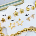 #w zarcillo oro chino 12.5&