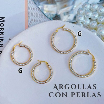 Argolla acero figura lisa (p:1.7-m:1.9-g:1.2) 7.2-8-8.5&