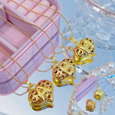 cadena corazon doble usos (solo dije 1.85$) 12.50& 14&ajustable