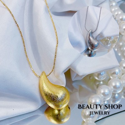 cadena con dije de gota 12& 